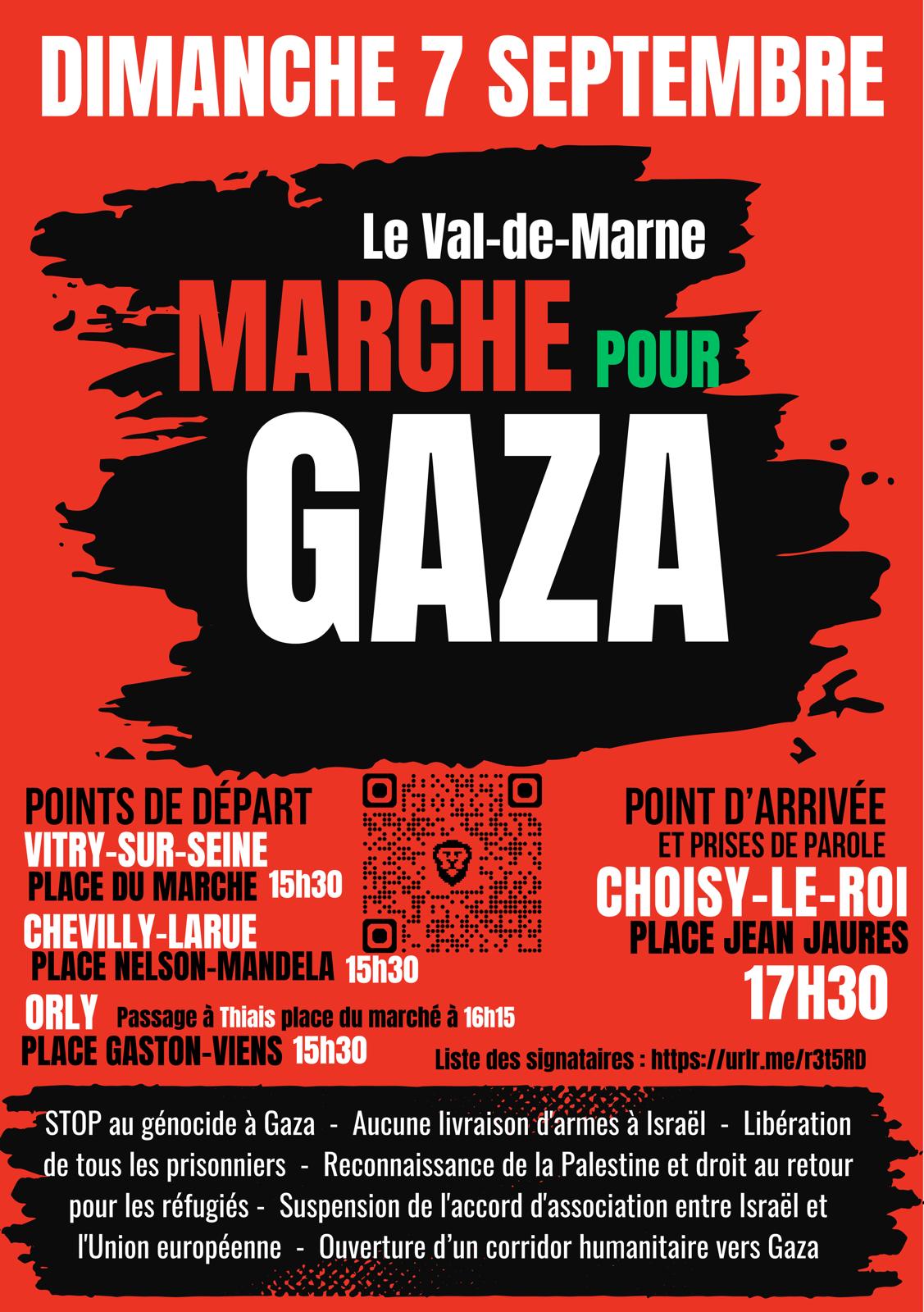 Le tract pour la manifestation du 7 septembre 2025.